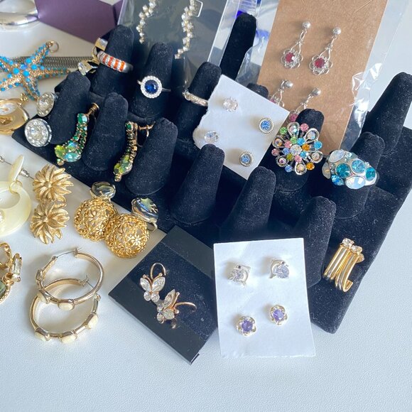 5 lbs of statement Jewelry Current, Vtg Costume + More - Picture 2 of 8